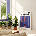 Ladda upp bild till gallerivisning, Fodbold plakat | Fodbold plakater | Lamine Yamal Fodbold Plakat | Inspirerende for Fremtidens Fans | Plakaty.dk
