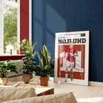 Ladda upp bild till gallerivisning, Fodbold plakat | Fodbold plakater | Rasmus Højlund Fodbold Spiller Plakat | Ideel til Dedikerede Fans | Plakaty.dk
