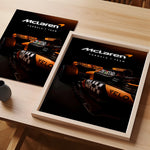 Ladda upp bild till gallerivisning, McLaren Formel 1-affisch | Modern racerbilskonst
