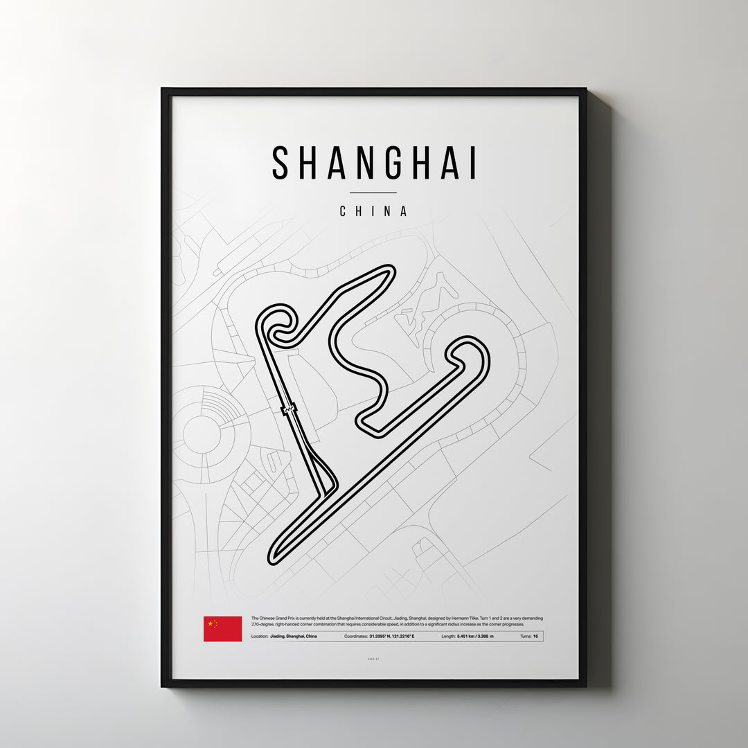 Kinas Formel 1-affisch | Upplev urban hastighet i Shanghai