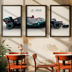 Ladda upp bild till gallerivisning, Petronas Formel 1 Plakater | Sæt af 3 | Moderne Racerbil Design | Dynamisk Motorsport Kunst | Plakaty.dk
