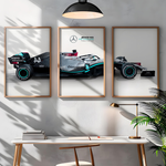 Ladda upp bild till gallerivisning, Petronas Formel 1 Plakater | Sæt af 3 | Moderne Racerbil Design | Dynamisk Motorsport Kunst | Plakaty.dk
