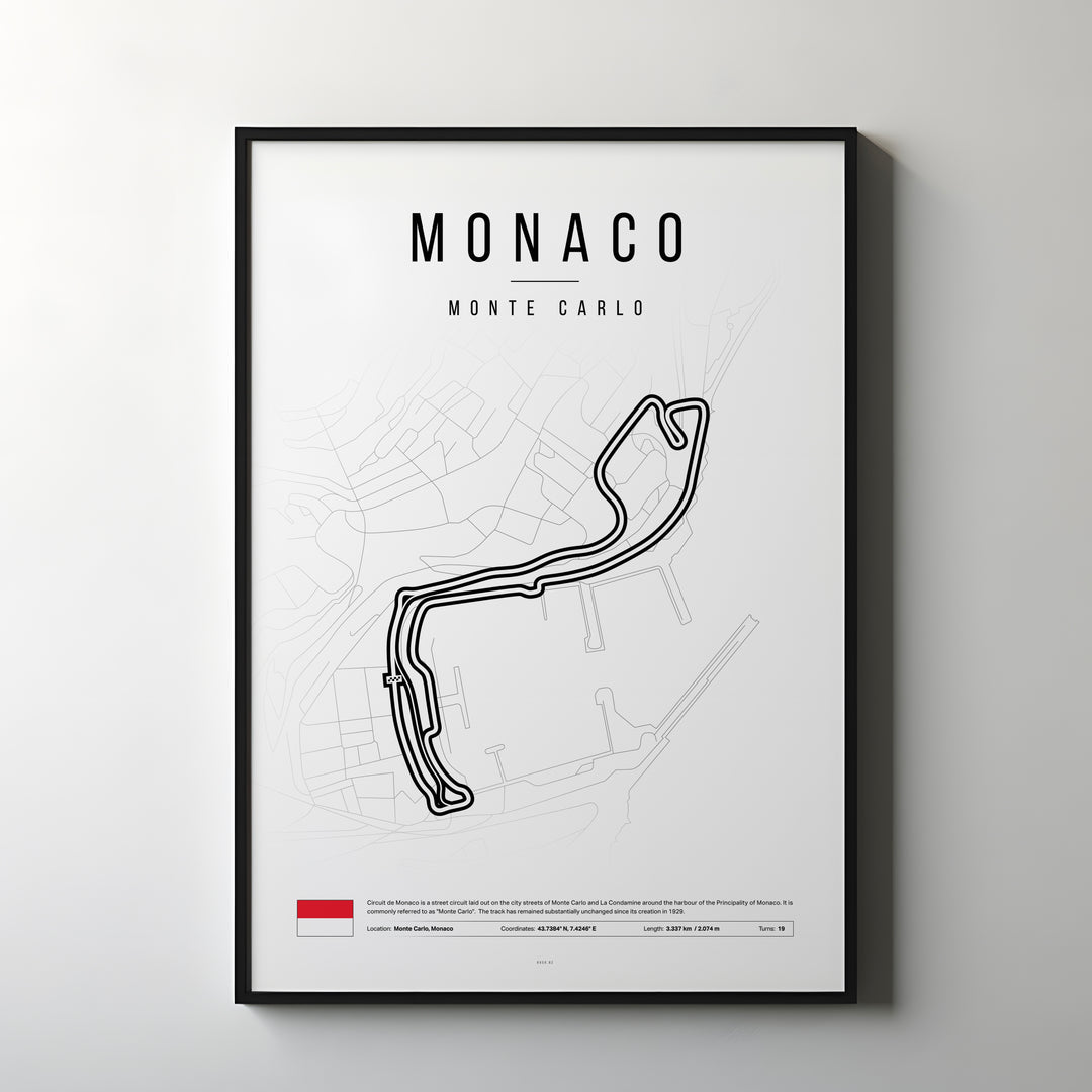 Monaco Formel 1-affisch | Glamourbana: Lyx med Monaco-vibbar