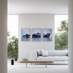 Ladda upp bild till gallerivisning, BWT Alpine F1 Team A524 race car three-panel framed wall art plakat
