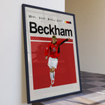 Ladda upp bild till gallerivisning, Fodbold plakat | Fodbold plakater | David Beckham Fodbold Plakat 01 | Stilfuld Hyldest til Den Ægte Fan | Plakaty.dk
