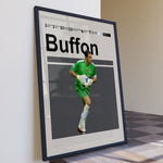 Ladda upp bild till gallerivisning, Fodbold plakat | Fodbold plakater | Gianluigi Buffon Fodbold Plakat | Italiensk Målmandslegende | Plakaty.dk

