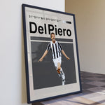 Ladda upp bild till gallerivisning, Fodbold plakat | Fodbold plakater | Alessandro Del Piero Fodbold Plakat | Legendarisk Tribute til Den Ægte Fan | Plakaty.dk
