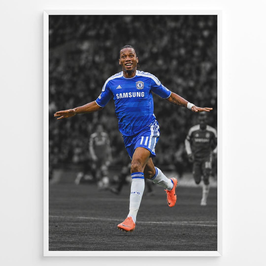 Didier Drogba Plakat – Chelsea Fodbold Plakat | Plakater
