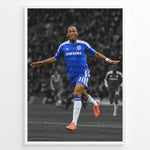 Ladda upp bild till gallerivisning, Didier Drogba Plakat – Chelsea Fodbold Plakat | Plakater
