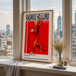Ladda upp bild till gallerivisning, Fodbold plakat | Fodbold plakater | Rasmus Højlund Fodbold Plakat | Danmark | Perfekt til Den Ægte Fan | Plakaty.dk
