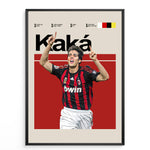 Ladda upp bild till gallerivisning, Fodbold plakat | Fodbold plakater | Kaka Fodbold Plakat 01 | Magisk Tribute til Den Ægte Fan | Plakaty.dk
