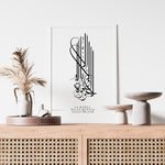 Ladda upp bild till gallerivisning, La hawla wa la quwwata illa billah affisch | Enkla inlägg
