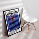 Ladda upp bild till gallerivisning, Fodbold plakat | Fodbold plakater | Lamine Yamal Fodbold Plakat | Inspirerende for Fremtidens Fans | Plakaty.dk
