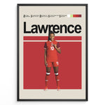 Ladda upp bild till gallerivisning, Ashley Lawrence Kvinde fodbold plakater | Canada landsholdstrøje i rød med stolt gestus – perfekt til fans af kvindefodbold og Team Canada
