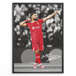 Ladda upp bild till gallerivisning, Fodbold plakat | Fodbold plakater | Mohamed Salah Fodbold Plakat | Perfekt til Den Ægte Fan | Plakaty.dk
