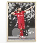 Ladda upp bild till gallerivisning, Fodbold plakat | Fodbold plakater | Mohamed Salah Fodbold Plakat | Perfekt til Den Ægte Fan | Plakaty.dk
