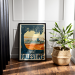 Ladda upp bild till gallerivisning, Palestine Vintage Travel Plakat | VINTAGE VISIT PALESTINE
