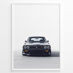 Ladda upp bild till gallerivisning, Front view illustration of a classic Toyota Celica in a framed poster.
