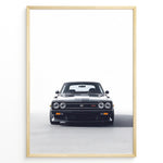 Ladda upp bild till gallerivisning, Front view illustration of a classic Toyota Celica in a framed poster.
