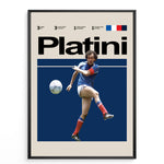 Ladda upp bild till gallerivisning, Fodbold plakat | Fodbold plakater | Michel Platini Fodbold Plakat | Legendarisk Tribute til Den Ægte Fan | Plakaty.dk
