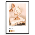 Ladda upp bild till gallerivisning, Fashion Plakat | Prada Worldview – Golden Globe &amp; Fashion Books Poster Plakaty.dk | Would you like a cohesive series name and catalog description tying this together with the other pastel-toned fashion posters? I can help create a title and blurb for the full set.
