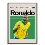 Ladda upp bild till gallerivisning, Fodbold plakat | Fodbold plakater | Ronaldo Nazario Fodbold Plakat 02 | Legendarisk Tribute til Den Ægte Fan | Plakaty.dk
