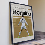 Ladda upp bild till gallerivisning, Fodbold plakat | Fodbold plakater | Cristiano Ronaldo Fodbold Plakat 02 | Ideel til Enhver Fan | Plakaty.dk
