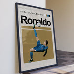 Ladda upp bild till gallerivisning, Fodbold plakat | Fodbold plakater | Cristiano Ronaldo Fodbold Plakat 06 | Ideel til Enhver Fan | Plakaty.dk
