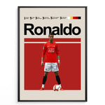 Ladda upp bild till gallerivisning, Fodbold plakat | Fodbold plakater | Cristiano Ronaldo Fodbold Plakat 01 | Ideel til Enhver Fan | Plakaty.dk
