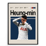Ladda upp bild till gallerivisning, Fodbold plakat | Fodbold plakater | Son Heung-min Fodbold Plakat | Perfekt til Den Ægte Fan | Plakaty.dk
