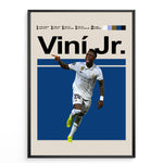 Ladda upp bild till gallerivisning, Fodbold plakat | Fodbold plakater | Vinícius Júnior Fodbold Plakat | Perfekt til Den Ægte Fan | Plakaty.dk
