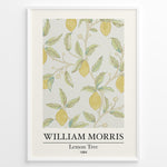 Ladda upp bild till gallerivisning, Framed William Morris Lemon Tree 1884 botanical art print plakat with yellow lemons and green leaves on a light background.
