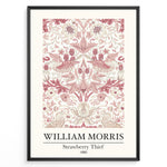 Ladda upp bild till gallerivisning, Discover the William Morris “Strawberry Thief” (1890) art print plakat — a classic design featuring intricate birds, strawberries, and floral patterns in soft pink and cream tones. Perfect for elegant home décor and art lovers inspired by nature.
