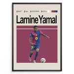 Ladda upp bild till gallerivisning, Fodbold plakat | Fodbold plakater | Lamine Yamal Fodbold Plakat | Inspirerende for Fremtidens Fans | Plakaty.dk
