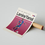 Ladda upp bild till gallerivisning, Fodbold plakat | Fodbold plakater | Lamine Yamal Fodbold Plakat | Inspirerende for Fremtidens Fans | Plakaty.dk
