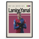 Ladda upp bild till gallerivisning, Fodbold plakat | Fodbold plakater | Lamine Yamal Fodbold Plakat | Inspirerende for Fremtidens Fans | Plakaty.dk
