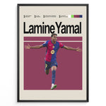 Ladda upp bild till gallerivisning, Fodbold plakat | Fodbold plakater | Lamine Yamal Fodbold Plakat | Inspirerende for Fremtidens Fans | Plakaty.dk

