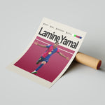 Ladda upp bild till gallerivisning, Fodbold plakat | Fodbold plakater | Lamine Yamal Fodbold Plakat | Inspirerende for Fremtidens Fans | Plakaty.dk
