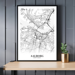 Ladda upp bild till gallerivisning, Aalborg byplakat | mockup forside
