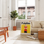 Ladda upp bild till gallerivisning, Alexia Putellas plakat | Spansk landsholdstrøje i rød og gul med stærk attitude – perfekt til fans af kvindefodbold og Spanien
