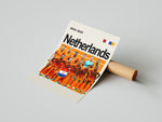 Ladda upp bild till gallerivisning, Netherlands holdfoto plakat | Hollandsk landshold 2024-2025 i orange hjemmebanetrøjer med holdskjold og stærke udtryk.

