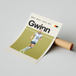 Ladda upp bild till gallerivisning, Giulia Gwinn Kvinde fodbold plakater | Tyskland landsholdstrøje i hvid og sort med fokuseret blik – perfekt til fans af kvindefodbold og Die Nationalelf
