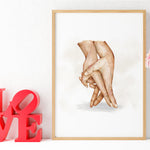 Ladda upp bild till gallerivisning, Dance Couple Lovers | Kærlighed plakat
