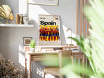 Ladda upp bild till gallerivisning, Holdfoto | Spanien fodbold plakater | Spansk landshold i klassiske røde trøjer, holdopstilling 2024-2025 sæson, moderne og stilfuldt design.
