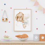 Ladda upp bild till gallerivisning, Far &amp; barnets hånd - Hospital - Customized Product
