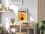 Ladda upp bild till gallerivisning, Alexia Putellas plakat | Spansk landsholdstrøje i rød og gul med stærk attitude – perfekt til fans af kvindefodbold og Spanien
