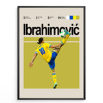 Ladda upp bild till gallerivisning, Fodbold plakat | Fodbold plakater | Zlatan Ibrahimović Fodbold Plakat 01 | Den Svenske Mester, Urokkelig Kraft | Plakaty.dk

