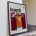 Ladda upp bild till gallerivisning, Fodbold plakat | Fodbold plakater | Mauro Icardi Fodbold Plakat | Perfekt til Den Ægte Fan | Plakaty.dk
