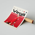 Ladda upp bild till gallerivisning, Fodbold plakat | Fodbold plakater | Virgil van Dijk Fodbold plakat | Perfekt til Den Ægte Fodbold Fan | Plakaty.dk
