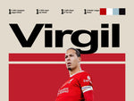 Ladda upp bild till gallerivisning, Fodbold plakat | Fodbold plakater | Virgil van Dijk Fodbold plakat | Perfekt til Den Ægte Fodbold Fan | Plakaty.dk
